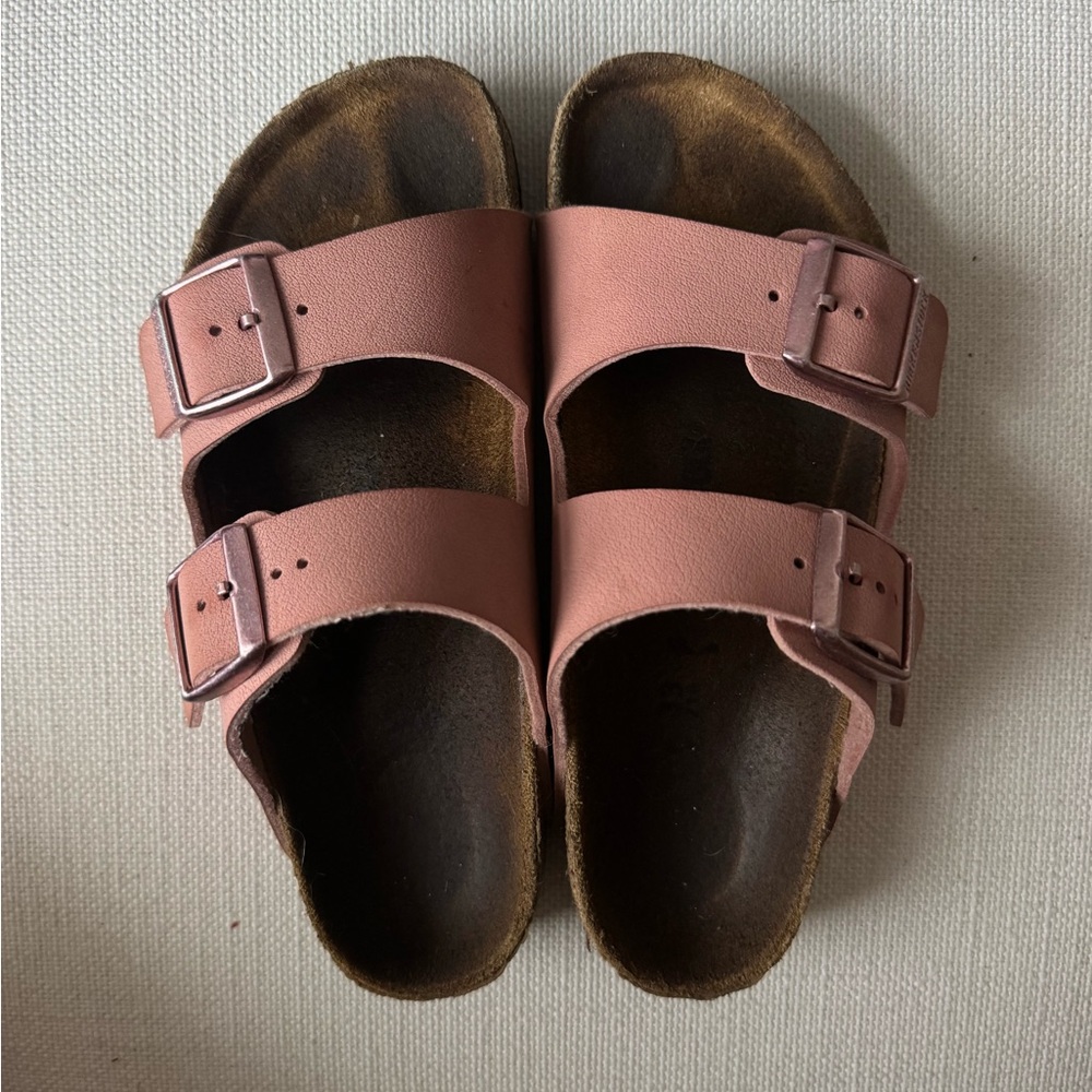 Birkenstock Arizona Kids Pink Double-Buckle Sandals